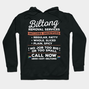 Biltong Removal Services South Africa Braai Hoodie